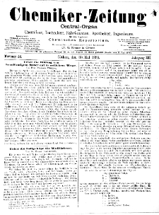 Chemiker Zeitung Jg. 12 Nr. 44 (1888)
