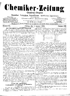 Chemiker Zeitung Jg. 12 Nr. 62 (1888)