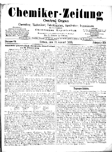 Chemiker Zeitung Jg. 12 Nr. 65 (1888)