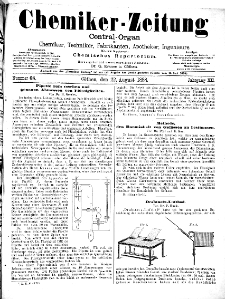Chemiker Zeitung Jg. 12 Nr. 68 (1888)