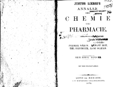 Justus Liebigs Annalen der Chemie und Pharmacie Bd. 169 H. 1-2 (1873)