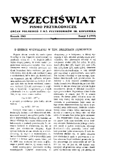 Wszechświat Pismo Przyrodnicze z. 2 (1945)