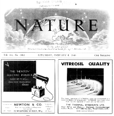 Nature : a weekly illustrated journal of science vol. 145 no. 3670 (1940)
