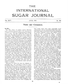 International Sugar Journal vol. 46 no. 544 (1944)