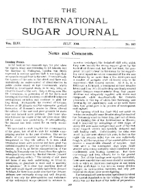 International Sugar Journal vol. 46 no. 547 (1944)