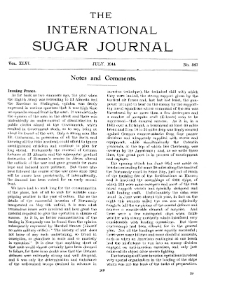 International Sugar Journal vol. 46 no. 547 (1944)