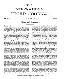 International Sugar Journal vol. 46 no. 550 (1944)