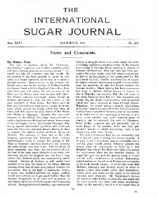International Sugar Journal vol. 46 no. 551 (1944)