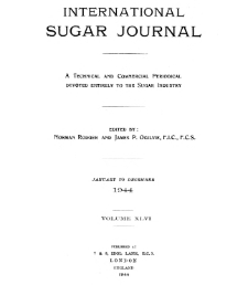 International Sugar Journal : index (1944)