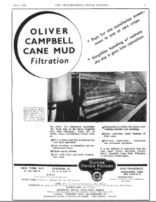 International Sugar Journal no. 6 (1944): advertisements