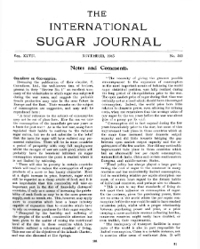International Sugar Journal vol. 47 no. 563 (1945)