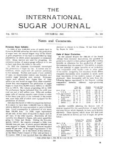 International Sugar Journal vol. 47 no. 564 (1945)