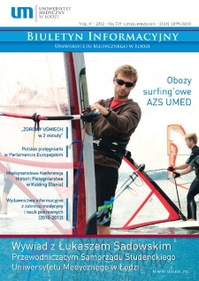 Biuletyn Informacyjny Uniwersytetu Medycznego w Łodzi 2012 vol. 5 nr 7-9