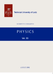 Scientific Bulletin. Physics vol. 33 (2012)