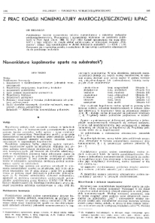 Polimery : tworzywa wielkocząsteczkowe : miesięcznik poświęcony chemii i technologii polimerów nr 36 (1991)
