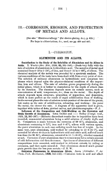Section II - Abstracts of Papers Relating to the Non-ferrous Metals and the Industries Connected Therewith pp. 536-646