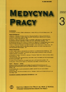 Occupational medicine service - the assessments and reflections after five years of functioning