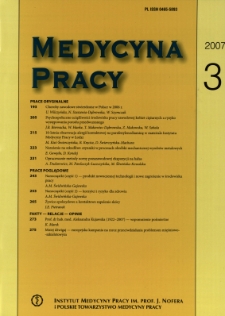 Contact allergy to paraphenylenediamine: a 10-year observation held in the Nofer Institute of Occupational Medicine, Łódź