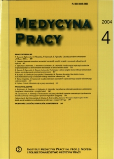 Occupational diseases in Poland, 2003