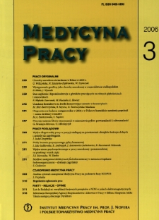 Occupational diseases in Poland, 2005