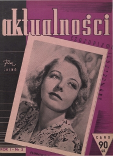 Aktualności: czasopismo ilustrowane poświęcone zagadnieniom filmu i kina nr 3 (1939)