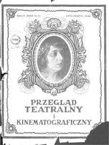 Przegląd Teatralny i Kinematograficzny nr 12 (1922)
