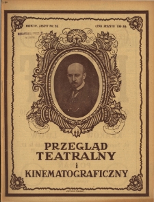 Przegląd Teatralny i Kinematograficzny nr 24 (1922)