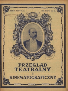 Przegląd Teatralny i Kinematograficzny nr 25 (1922)