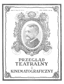 Przegląd Teatralny i Kinematograficzny nr 32/33 (1922)