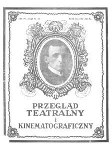 Przegląd Teatralny i Kinematograficzny nr 40 (1922)