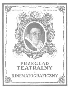 Przegląd Teatralny i Kinematograficzny nr 41/42 (1922)