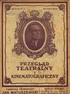Przegląd Teatralny i Kinematograficzny nr 43 (1922)