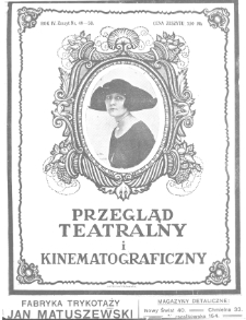 Przegląd Teatralny i Kinematograficzny nr 49/50 (1922)