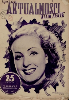 Tydzień Aktualności: film i teatr nr 1 (1937)