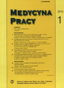 60 lat czasopisma "Medycyna Pracy"