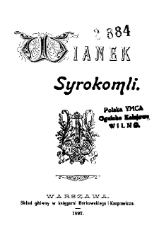 Wianek Syrokomli