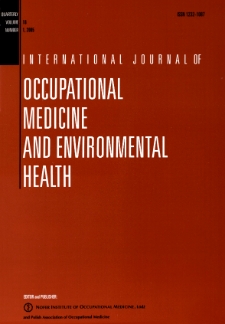 Influence of occupational exposure to organic solvents on kidney function
