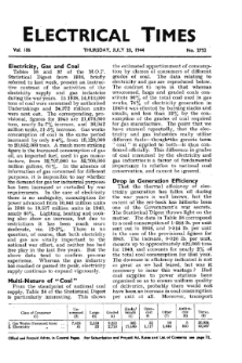 Electrical Times vol. 106 no. 2752 (1944)