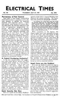 Electrical Times vol. 106 no. 2753 (1944)