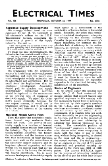 Electrical Times vol. 106 no. 2766 (1944)