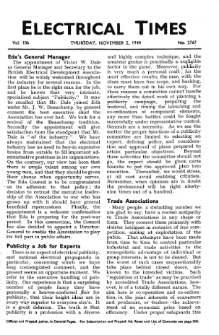 Electrical Times vol. 106 no. 2767 (1944)