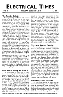 Electrical Times vol. 106 no. 2772 (1944)