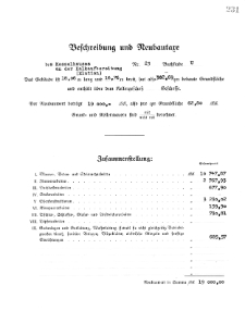 Beschreibung und Neubautare S. 231-234