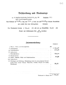 Beschreibung und Neubautare S. 405-408