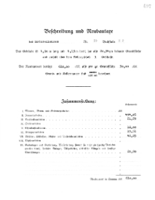 Beschreibung und Neubautare S. 497-502