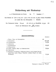 Beschreibung und Neubautare S. 611-614