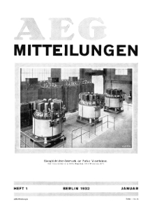 AEG Mittelungen H. 1 (1932)