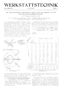 Werkstattstechnik Jg. 21 H. 10 (1927)