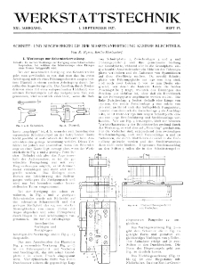 Werkstattstechnik Jg. 21 H. 17 (1927)