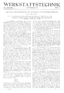 Werkstattstechnik Jg. 20 H. 17 (1926)
